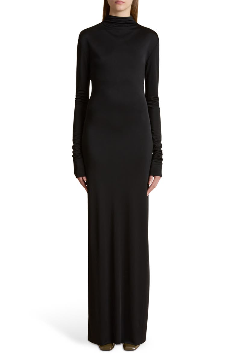Khaite Norla Long Sleeve Maxi Dress, Main, color, 