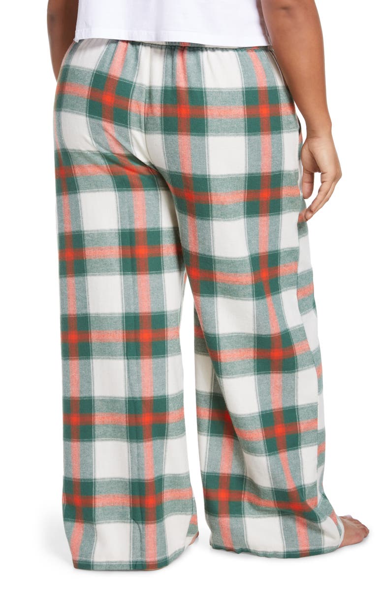 BP. Flannel Tie Waist Pants, Alternate, color,