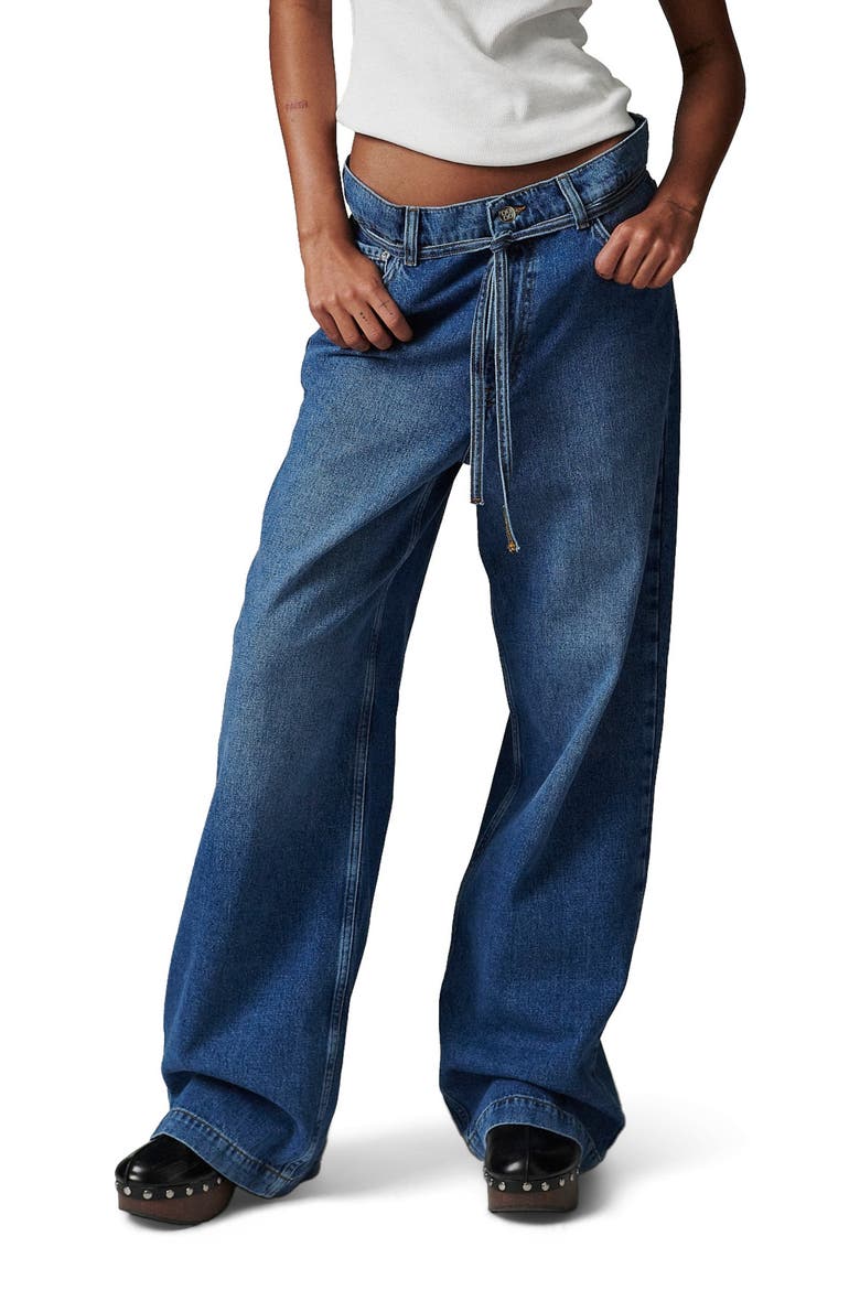 Elijah Mid Wash Denim Jeans, Alternate, color, Medium Blue