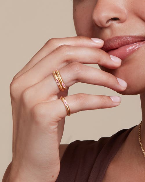 Eloise Jewelry Mirage Ring With Gemstone In Gold
