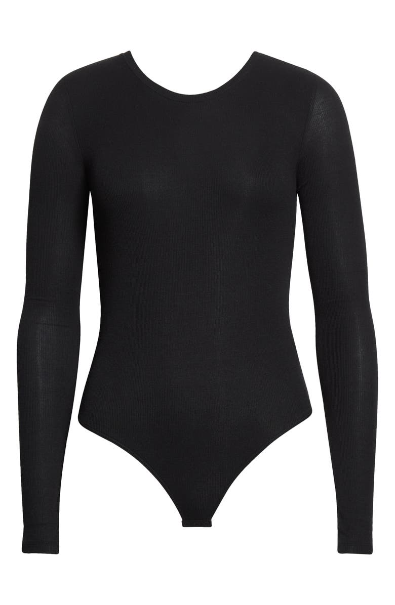 ATM Anthony Thomas Melillo Long Sleeve Bodysuit, Alternate, color,