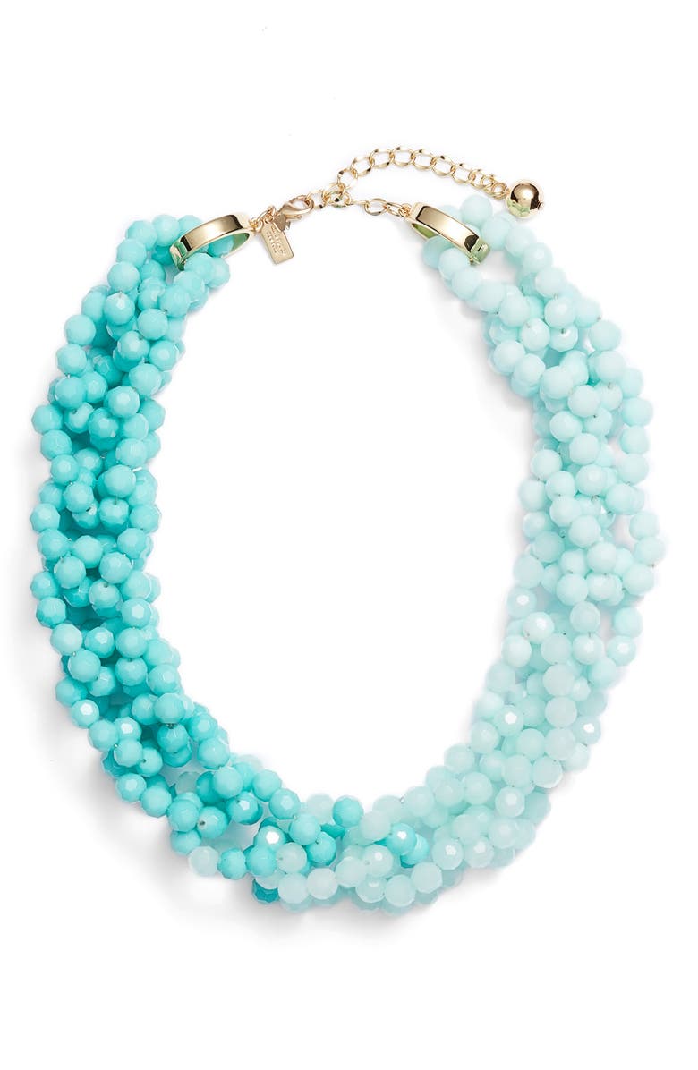 Kate Spade New York the bead goes on collar necklace, Main, color,