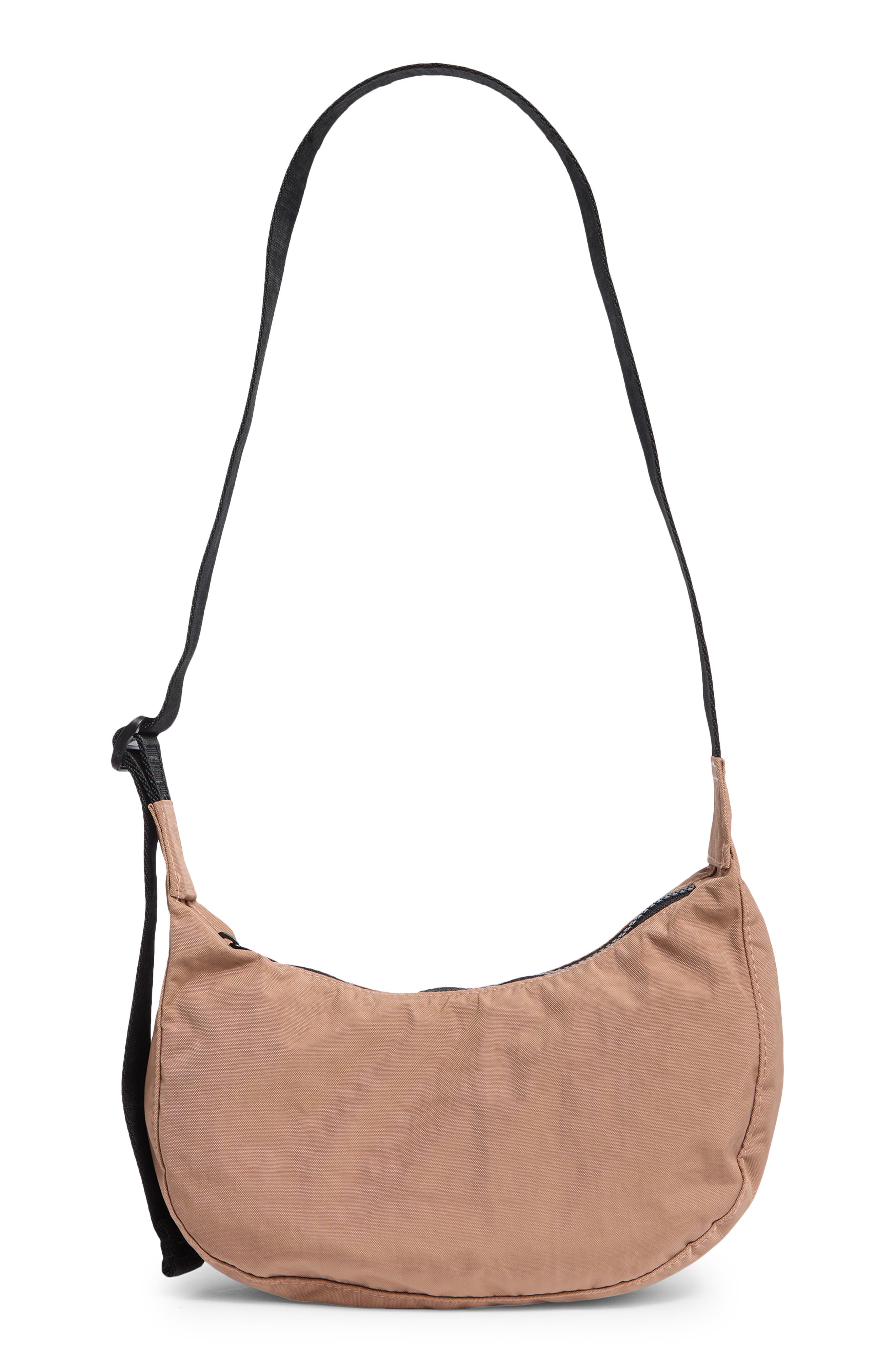 Baggu Small Nylon Crescent Bag, Alternate, color, Cocoa