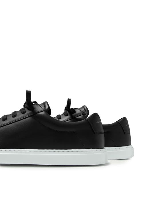 Oliver Cabell Low 1 Round Toe Sneakers In Black In Black