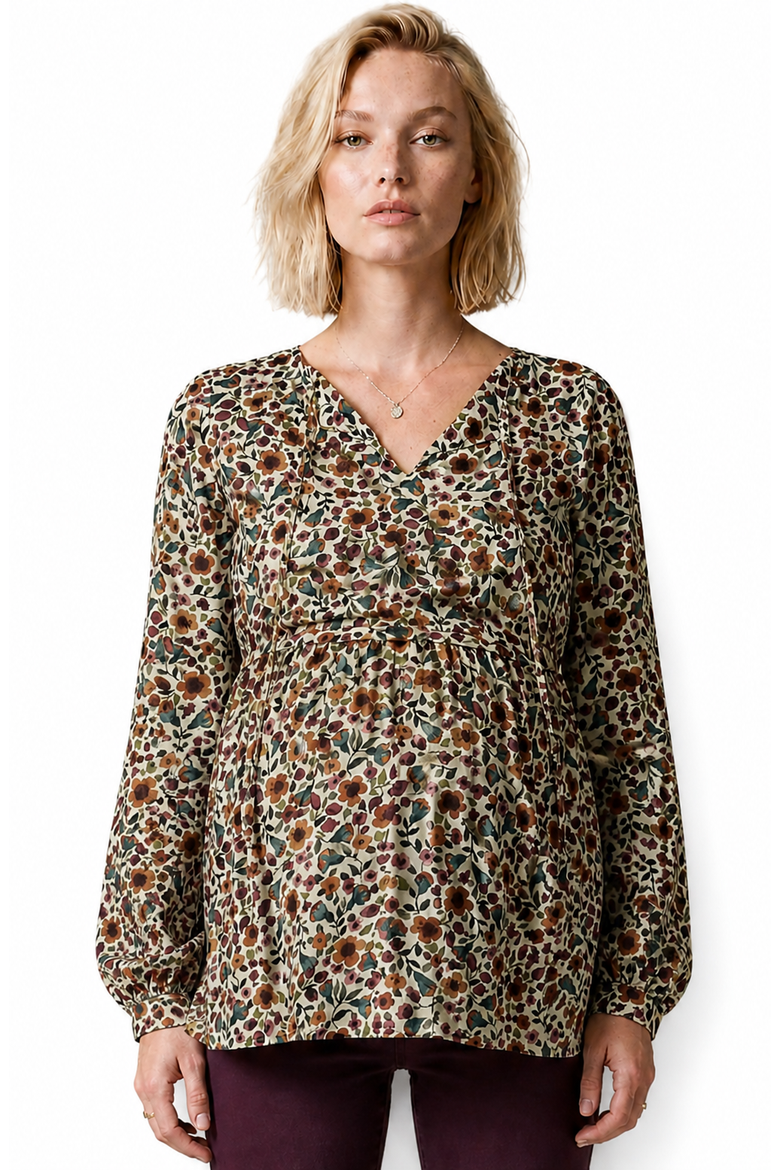 Maternity & Nursing blouse Tess, Main, color, Multicolor