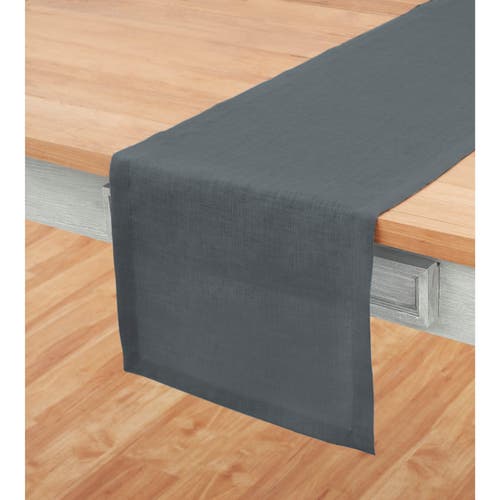 Solino Home Linen Table Runner In Green