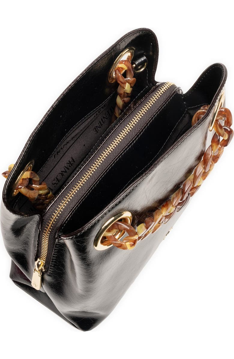 Frances Valentine Skip Leather Tote, Alternate, color, Black