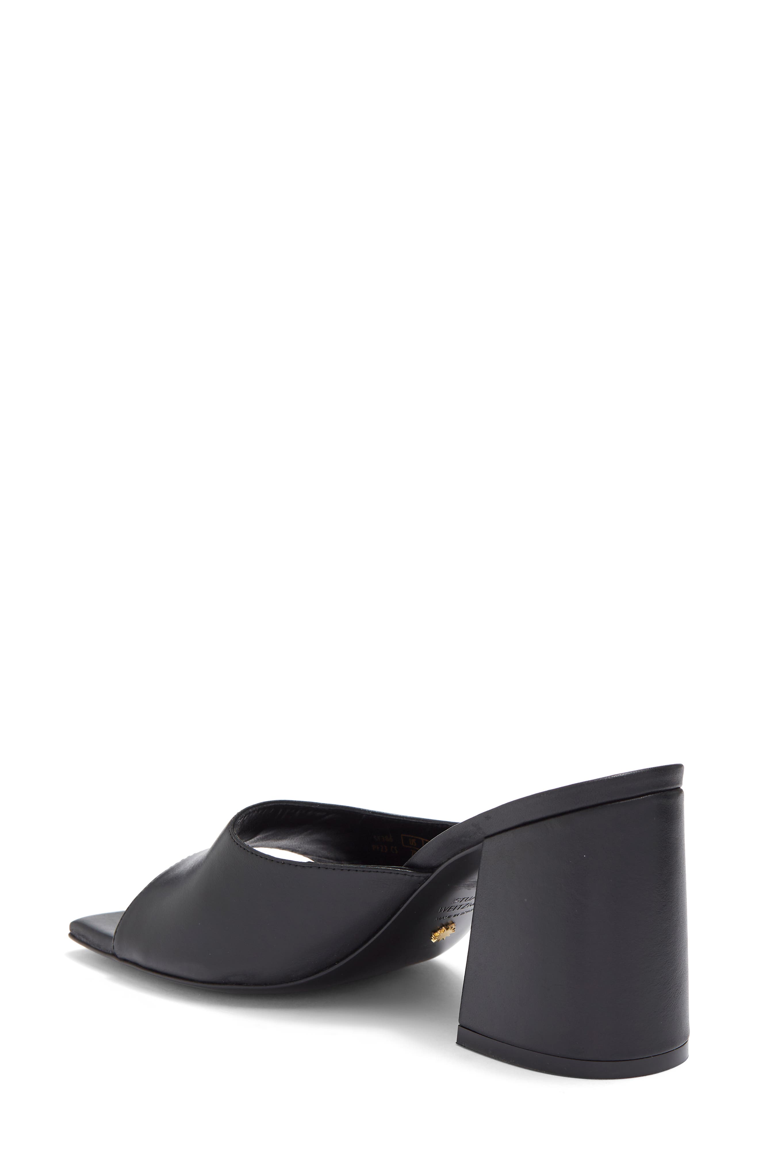 Stuart Weitzman Tia 85 Flare Block Sandal, Alternate, color, 