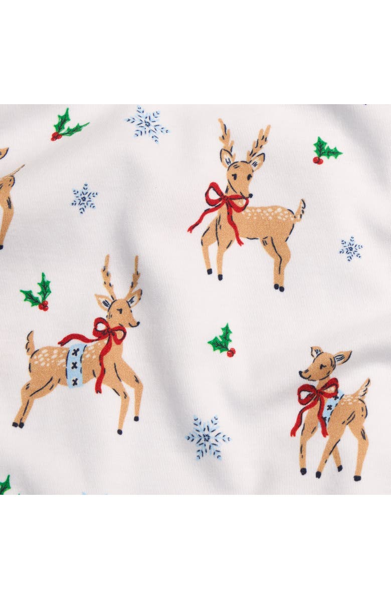 Little English Printed Footie, Alternate, color, Reindeer Games