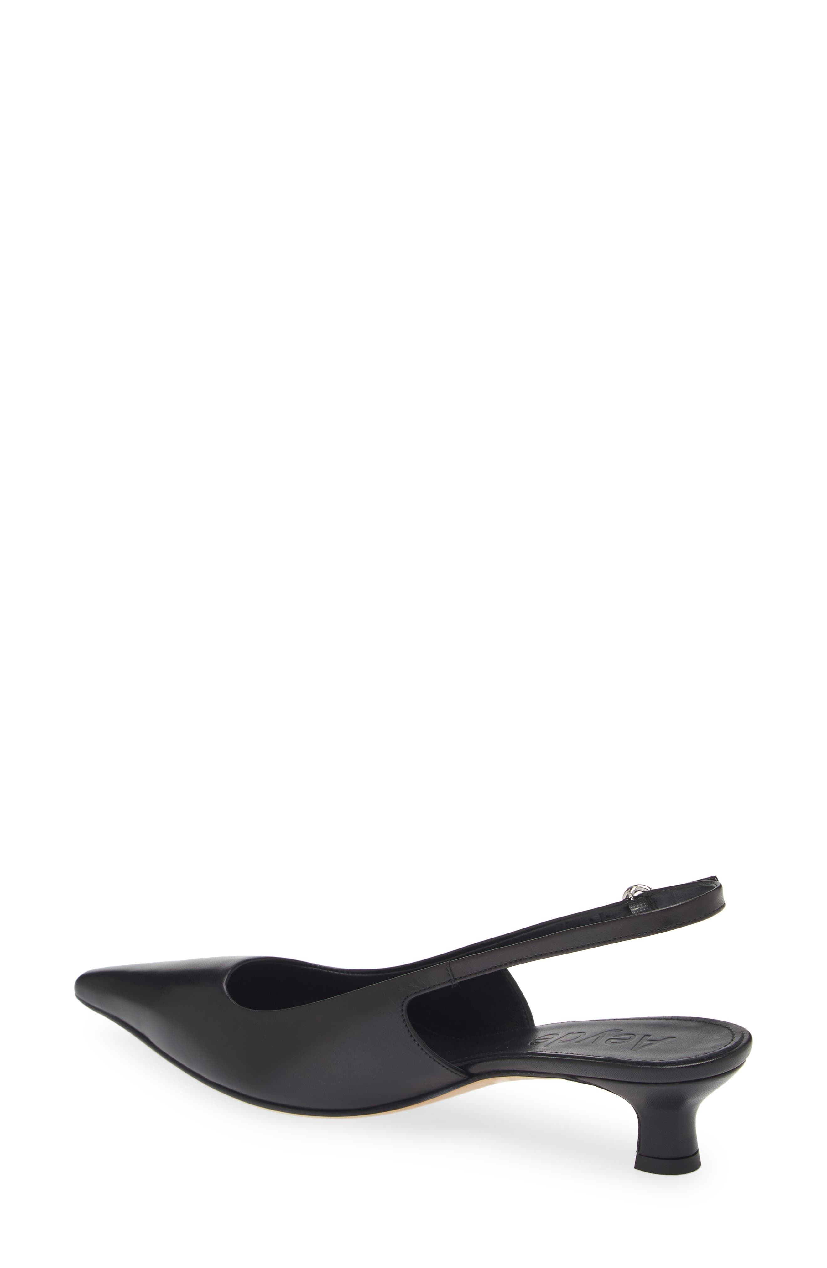 aeyde Catrina Kitten Heel Slingback Pump, Alternate, color, 