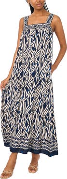 MSK Tie Back Maxi Dress