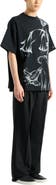 Balmain Printed Balmain Flower T-Shirt