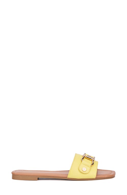 Shop New York And Company Nastia Sandal In Bright Yellow