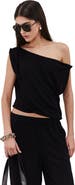 Gottex Beach Life Solena Crêpe One Shoulder Beach Shirt Cover-Up