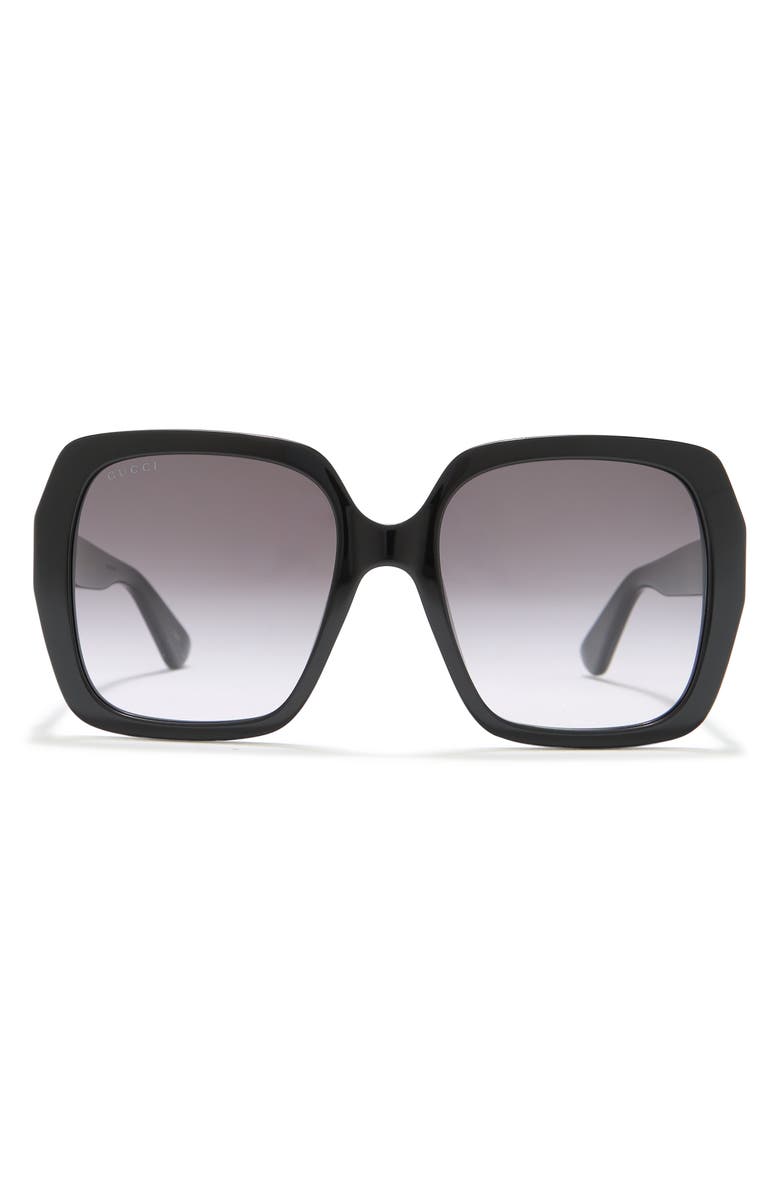 Gucci 54mm Oversized Square Sunglasses, Main, color,