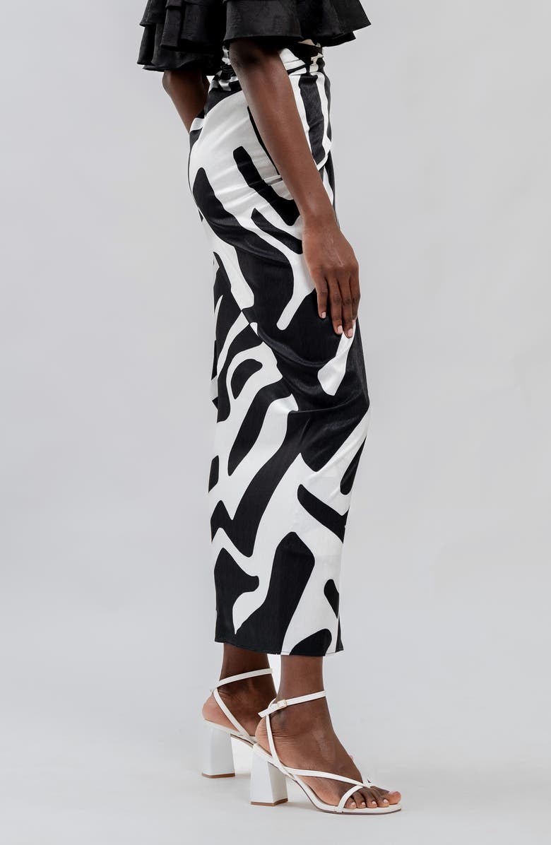 DIARRABLU Seur Abstract Print Wrap Skirt, Alternate, color, 