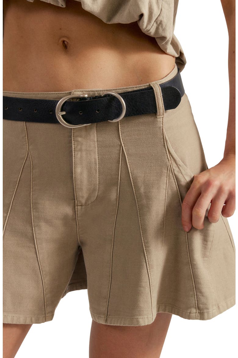Song & Dance Cotton Shorts, Alternate, color, PARCHMENT
