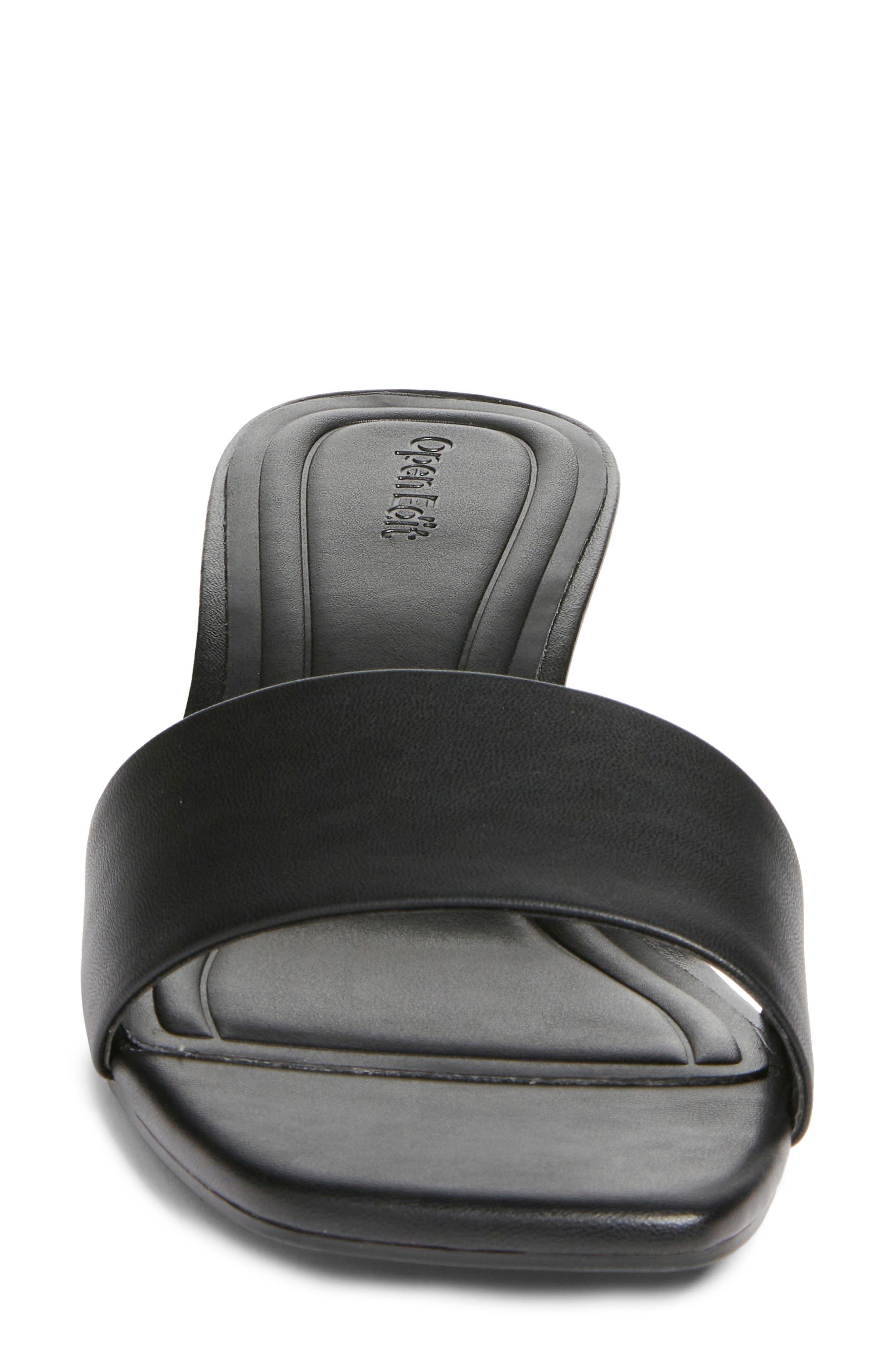 Open Edit Tanner Kitten Heel Slide Sandal, Alternate, color, 