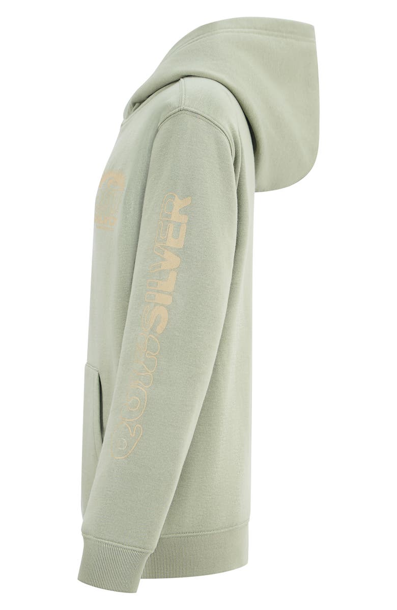 Quiksilver Kids' Golden Horizon Full Zip Hoodie, Alternate, color, Sea Spray
