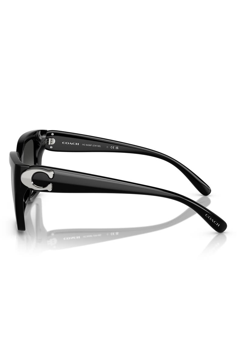 COACH 57mm Gradient Square Sunglasses, Alternate, color, 