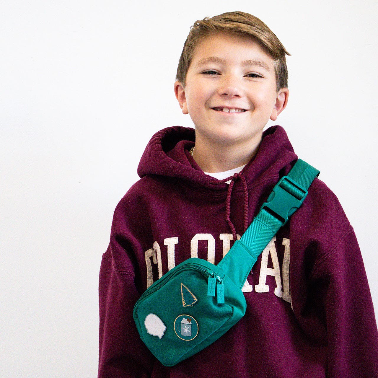 Parker Kids Co. Kid Belt Bag, Alternate, color, Peacock