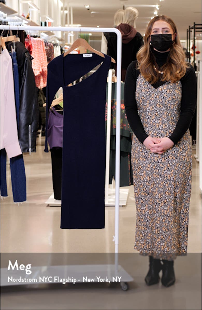 Alix Asymmetrical Long Sleeve Dress, sales video thumbnail