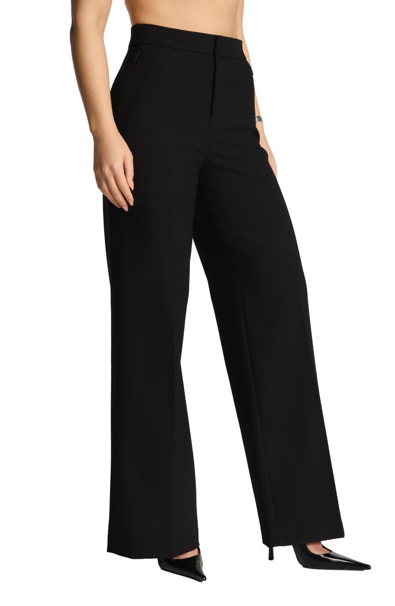 SPANX<sup>®</sup> SPANXsupersmooth<sup>™</sup> WellSuited 360 High Waist Wide Leg Pants, Main, color, Classic Black