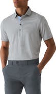 Greyson Saranac Stripe Performance Golf Polo