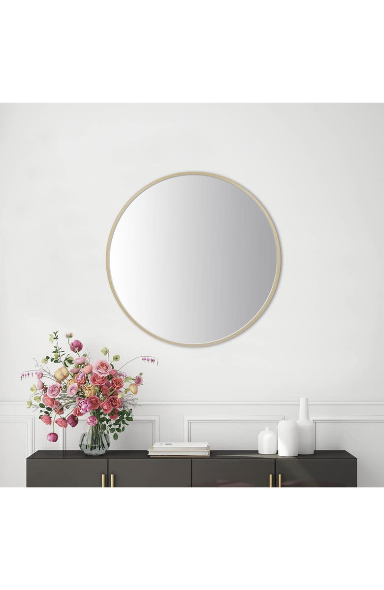 OVERSTOCK ART Round Wall Mirror, Alternate, color,