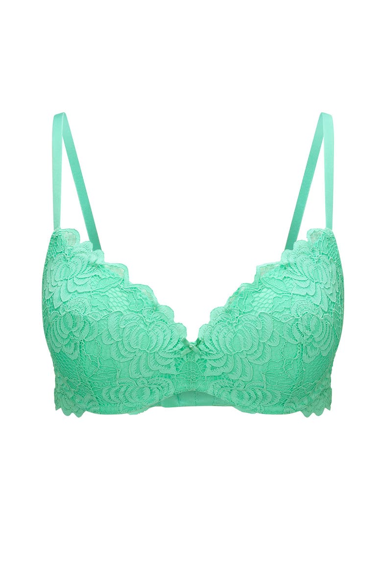 Louisa Contour Demi Bra, Alternate, color, Light green