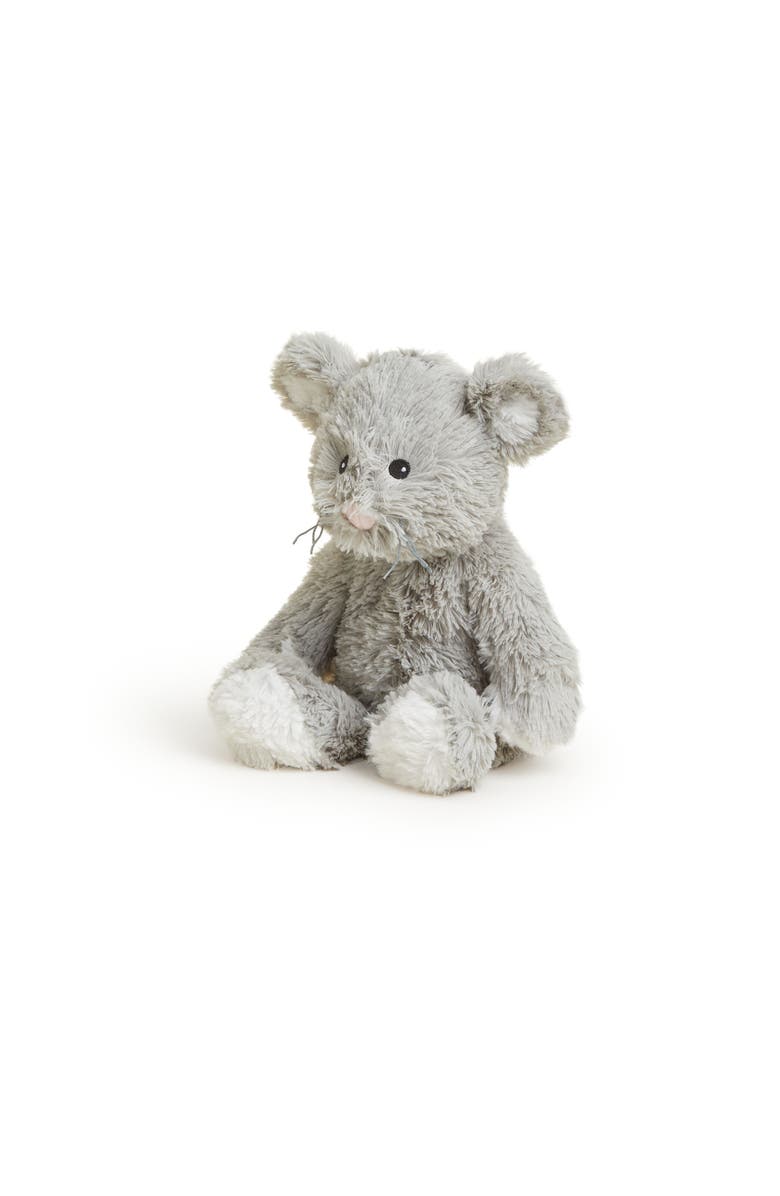 Warmies Mouse Plush Toy, Main, color, Medium Gray