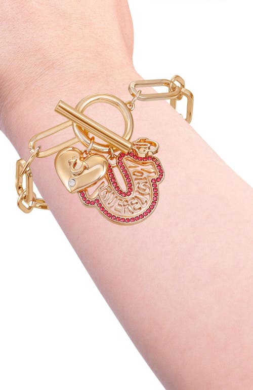 True Religion Charmy Link Bracelet In Gold
