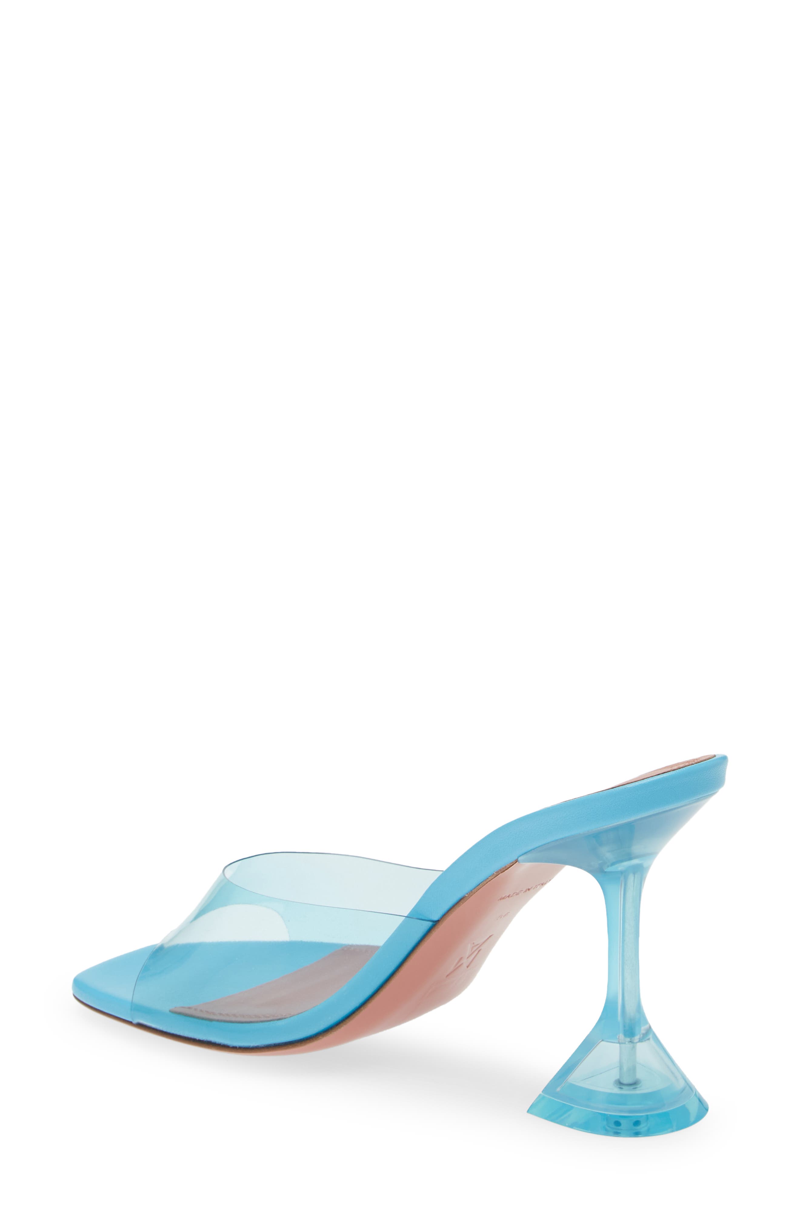 Amina Muaddi Lupita Clear Sandal, Alternate, color, 