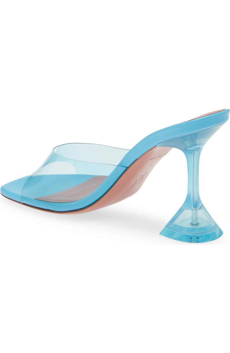 Amina Muaddi Lupita Clear Sandal, Alternate, color,