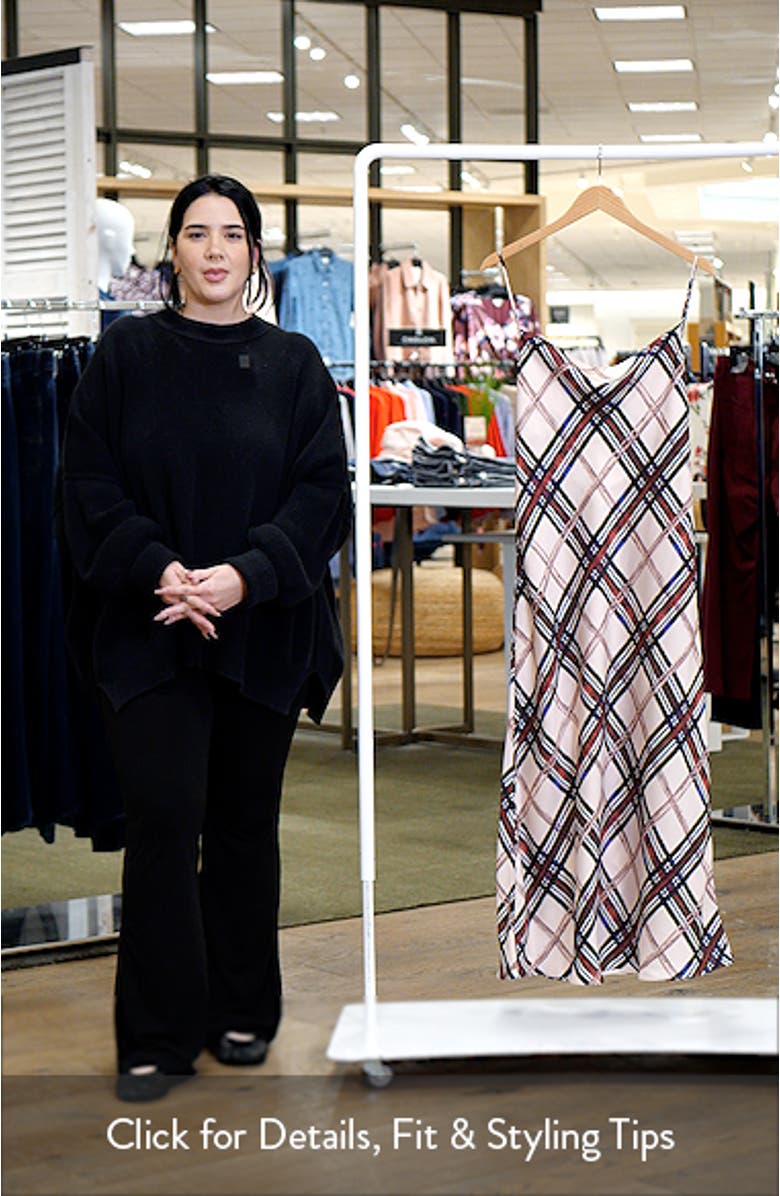 The Kaia Plaid Slipdress, sales video thumbnail