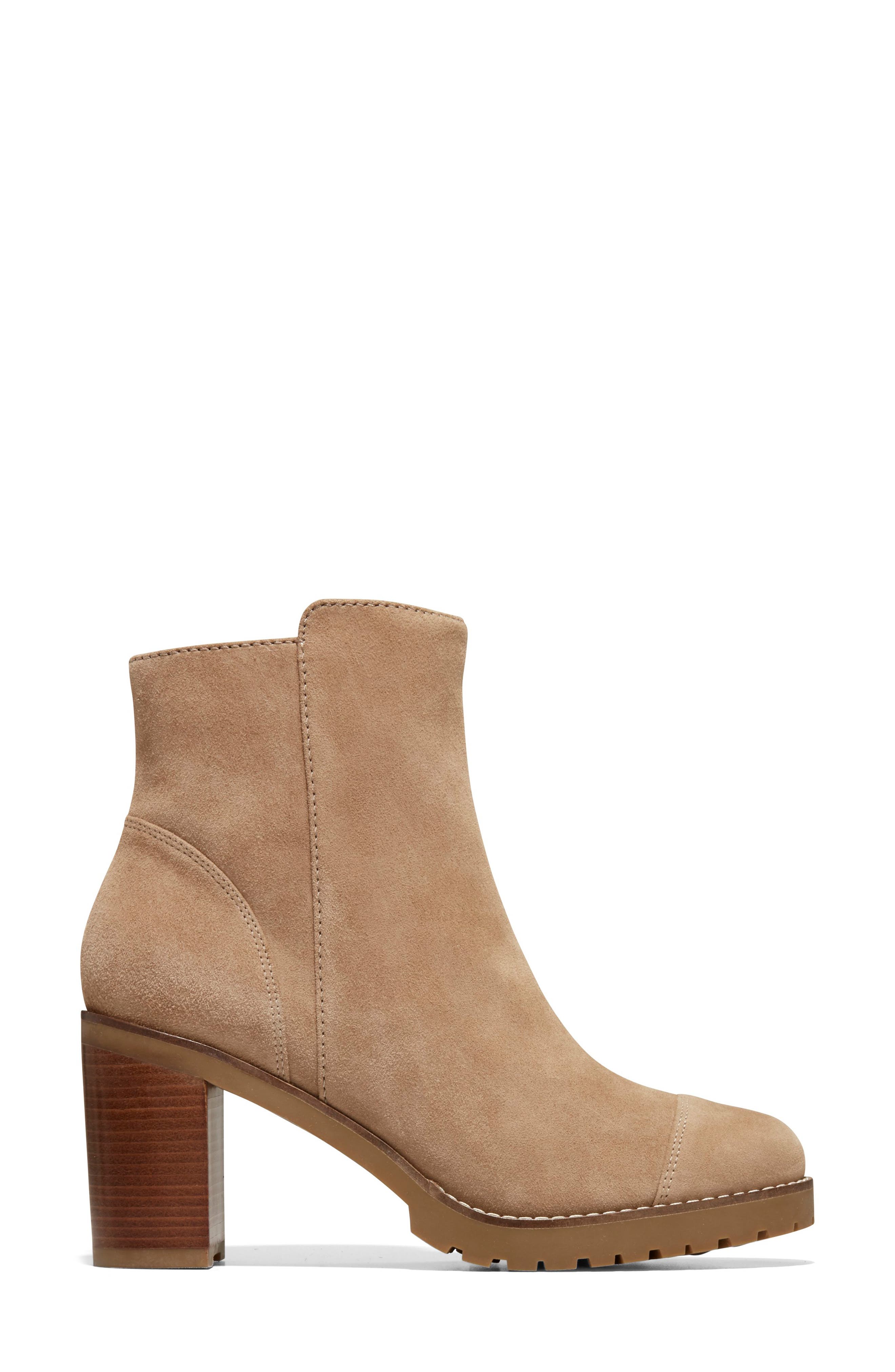 Foster Lug Sole Bootie, Alternate, color, LIGHT BROWN
