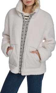 Levi's Faux Shearling Full Zip Jacket