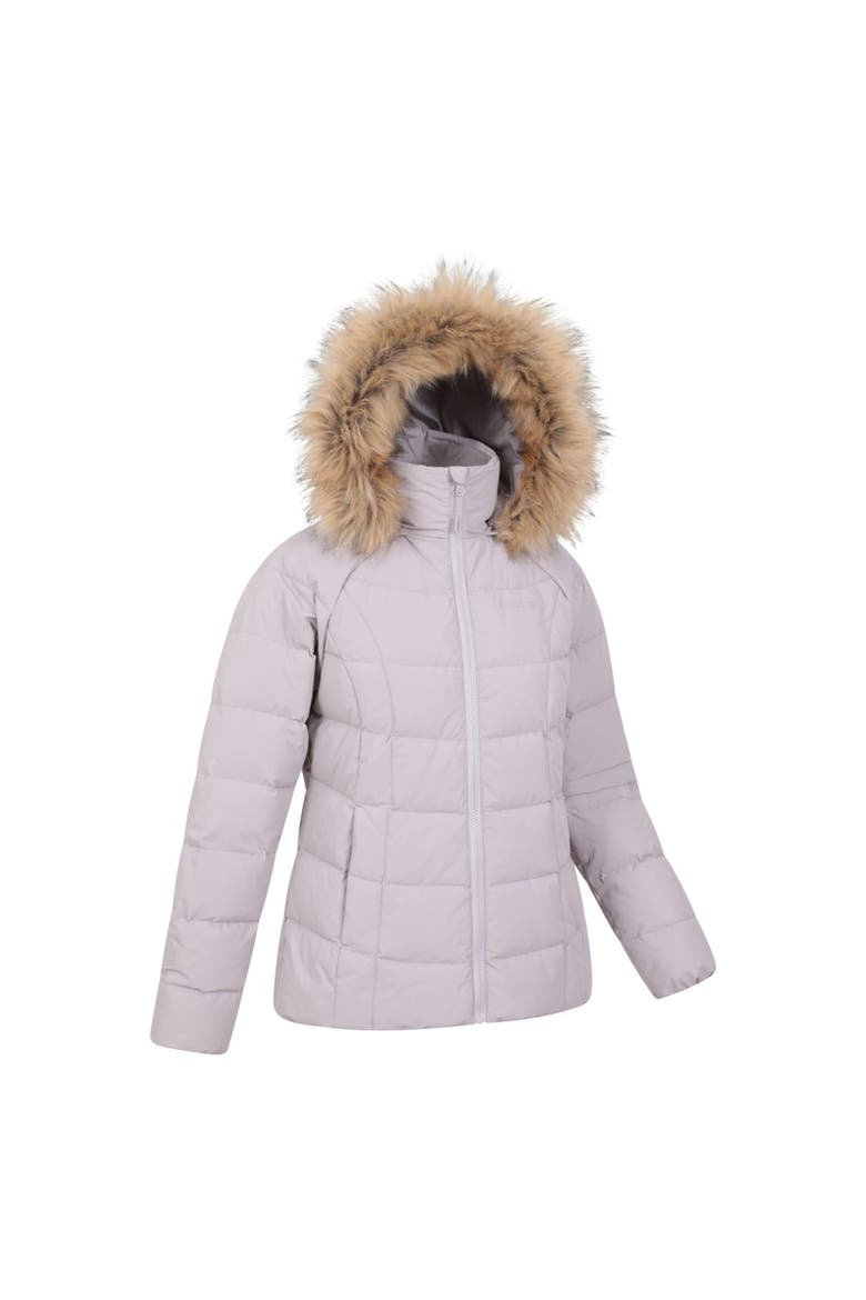 Isla Extreme Short Down Jacket, Alternate, color, Light Beige