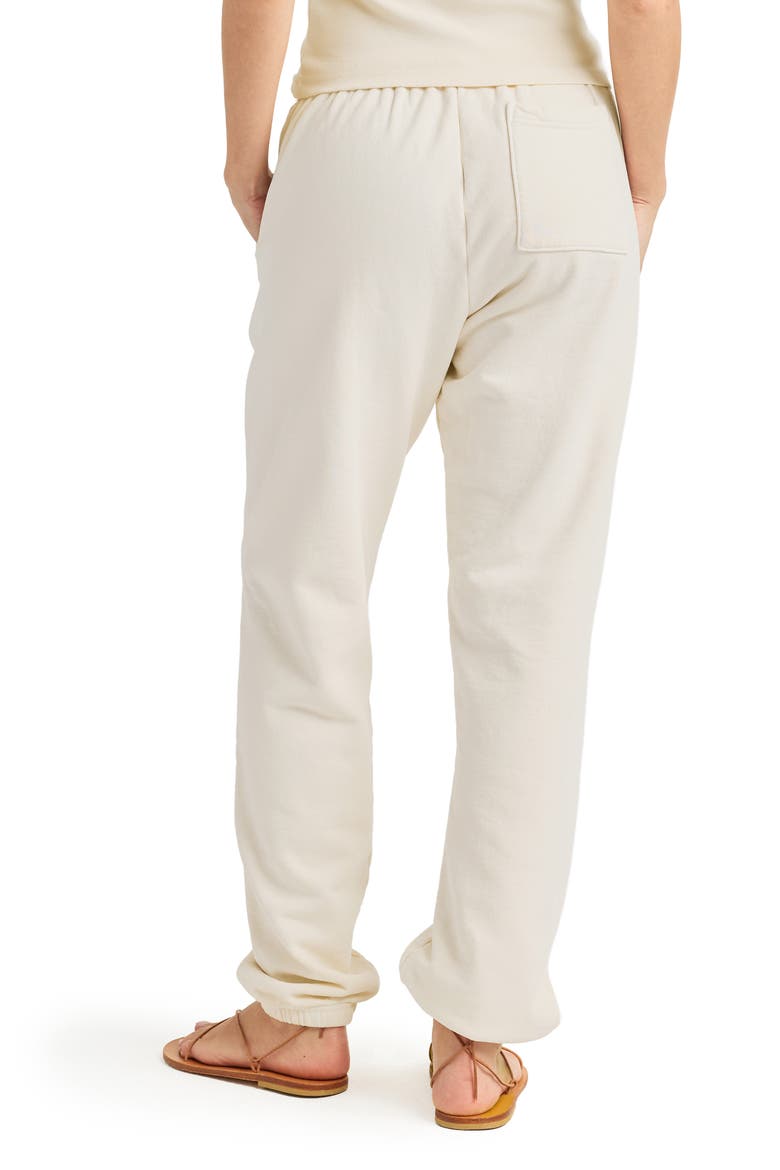 Dawn Classic Cotton Sweatpants, Alternate, color, CREAM