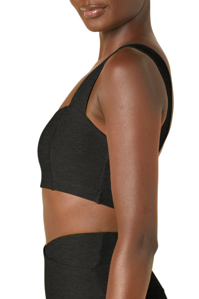 Spacedye Square Neck Sports Bra, Alternate, color, DARKEST NIGHT