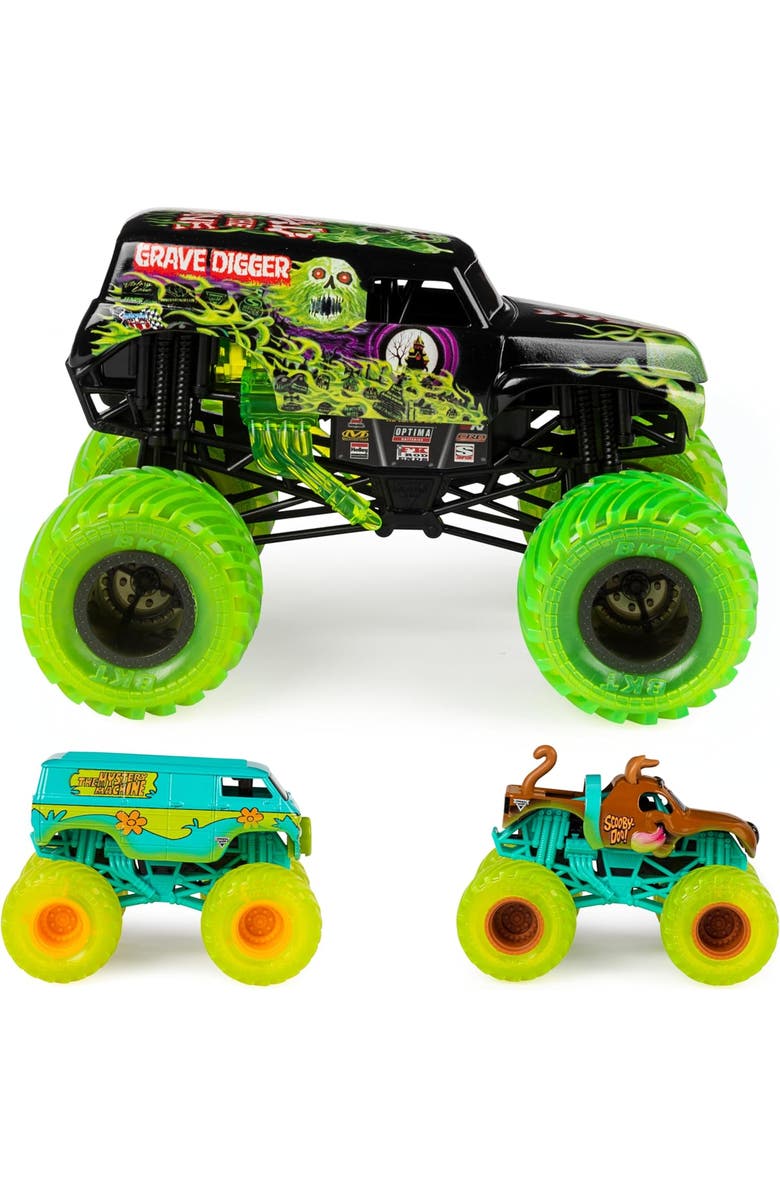 Grave Digger Curse of the Gasoline Die Cast Vehicles, Main, color, Multi Color