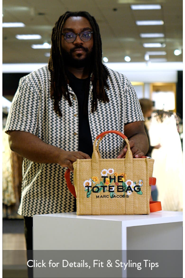 The Medium Faux Raffia Tote video