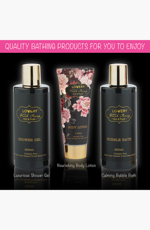 Lovery Luxury 8pc Home Spa Gift Basket