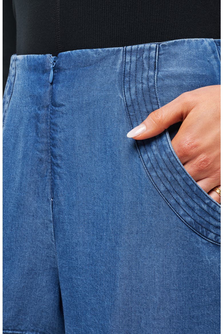 Old Havana Chambray Shorts, Alternate, color, COPEN BLUE