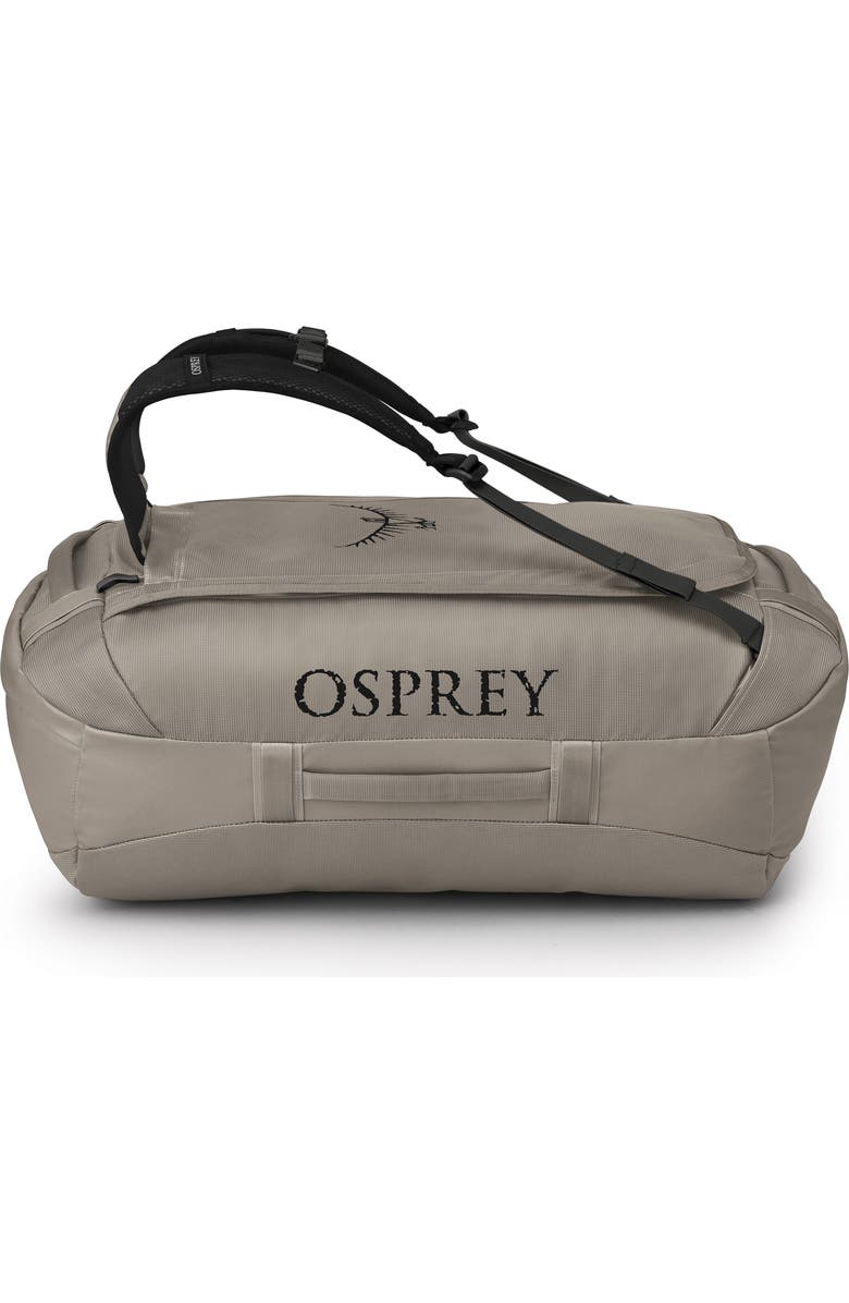 Osprey Transporter<sup>®</sup> 65-Liter Water Resistant Duffle Backpack, Alternate, color, Tan Concrete