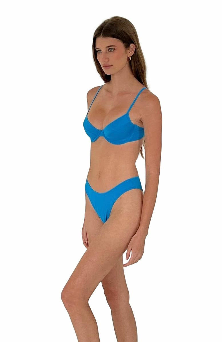 WeWoreWhat Classic Scoop Bottom, Alternate, color, Turquoise