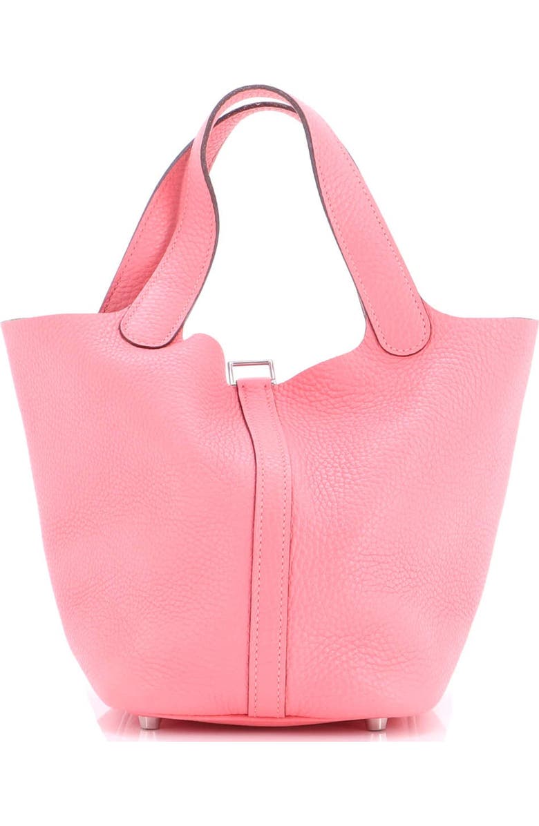 Pre-Owned Hermes Picotin Lock Bag Clemence PM, Alternate, color, Rose Azalee