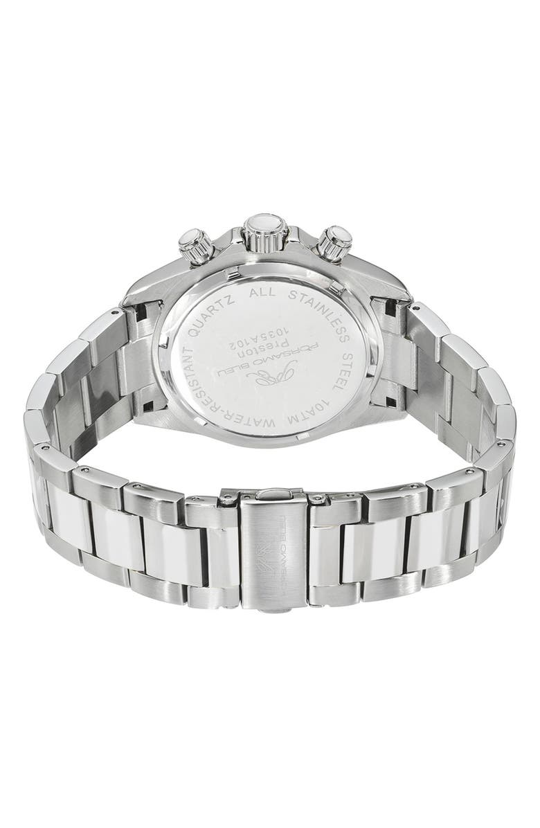 PORSAMO BLEU Preston Bracelet Watch, 44mm, Alternate, color, Silver