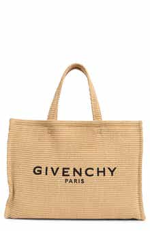 Givenchy Logo Raffia Tote