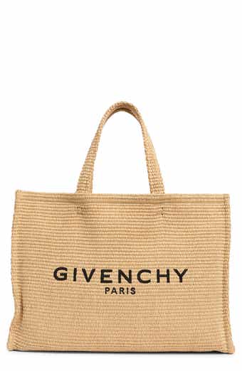 Givenchy Logo Raffia Tote